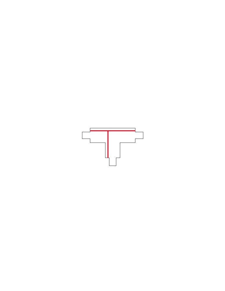 Accessories for 3 phase busbars - Nowodvorski CTLS REC POWER T CONN RIGHT2 WH (TR2) Commercial lightingConfigurable systems Flush-mounted accessories Max power 16 - product kolory-swiatla.pl 3