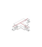 Accessories for 3 phase busbars - Nowodvorski CTLS REC POWER T CONN RIGHT2 BL (TR2) Commercial lightingConfigurable systems Flush-mounted accessories Max power 16 - product 2