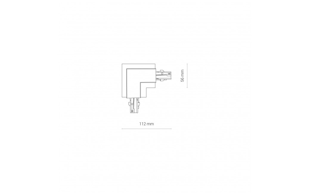 Nowodvorski CTLS REC POWER L CONN LEFT WH (LL) Akcesoria Podtynkowe Systemu Biały 8684