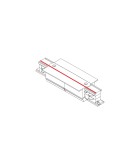 Accessories for 3 phase busbars - Nowodvorski CTLS REC POWER STRAIGHT CONNECTOR Commercial lightingConfigurable systems Flush mount accessories Max power 16A, 3, - product 2