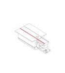 Accessories for 3 phase busbars - Nowodvorski CTLS REC POWER END CAP RIGHT BL (PER) Commercial lightingConfigurable systems Flush mount accessories Max power 16A - product 2