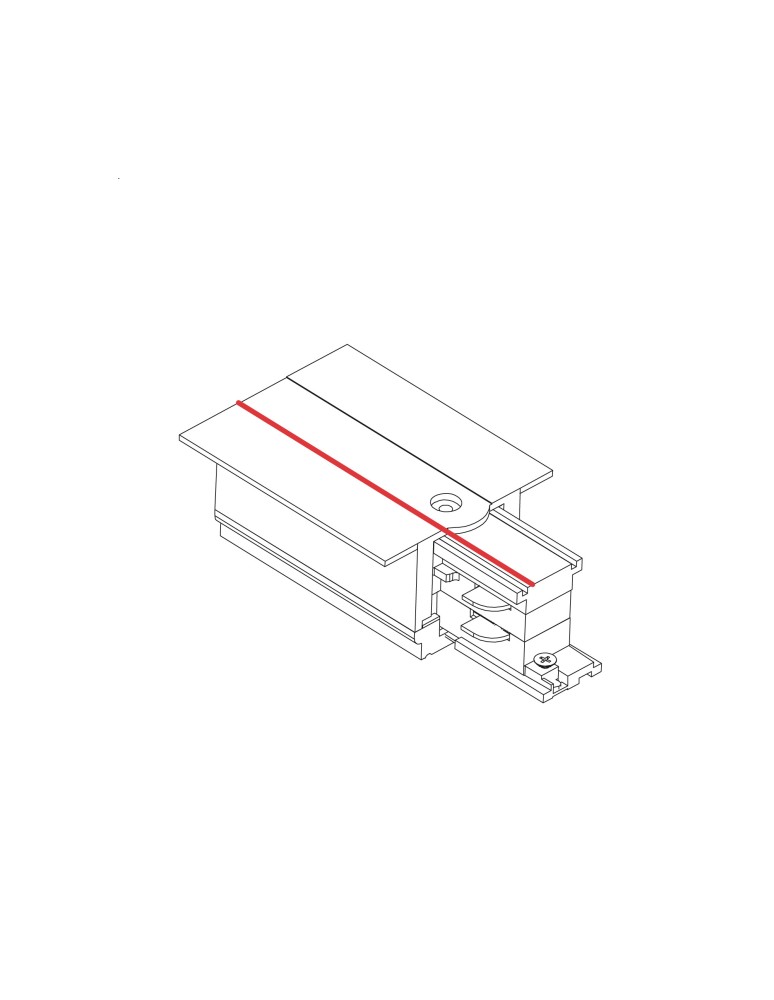 Accessories for 3 phase busbars - Nowodvorski CTLS REC POWER END CAP RIGHT BL (PER) Commercial lightingConfigurable systems Flush mount accessories Max power 16A - product kolory-swiatla.pl 2