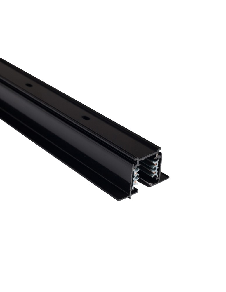 3 phase buses - Nowodvorski CTLS RECESSED TRACK 3 CIRCUIT 2M Black Flush-mounted crosspiece. - product kolory-swiatla.pl 1