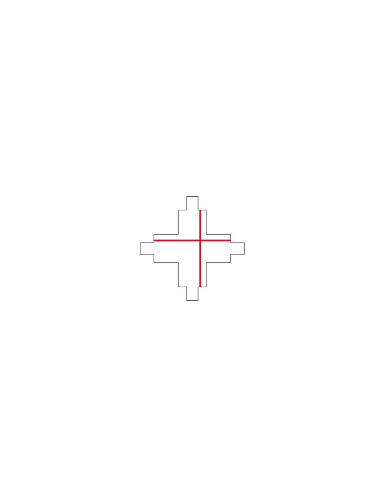 Accessories for 3 phase busbars - Nowodvorski CTLS POWER X CONNECTOR Commercial lightingConfigurable systems Surface-mounted accessories Max power 16A, 3.7kVA Bla - product kolory-swiatla.pl 3