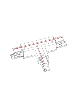 Nowodvorski CTLS POWER T CONNECTOR RIGHT2 T-R2 Commercial lightingConfigurable systems Surface-mounted accessories Max... - product 2