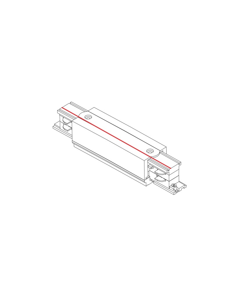 Accessories for 3 phase busbars - Nowodvorski CTLS POWER STRAIGHT CONNECTOR Commercial lightingConfigurable systems Surface-mounted accessories Max power 16A, 3.7 - product kolory-swiatla.pl 2