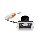 Flush-mounted downlight fixtures - Nowodvorski CL DIA LED 30W 4000K Commercial Lighting Spot lights LED flush mount Max wattage 1x30W LED White 8718 - product 3