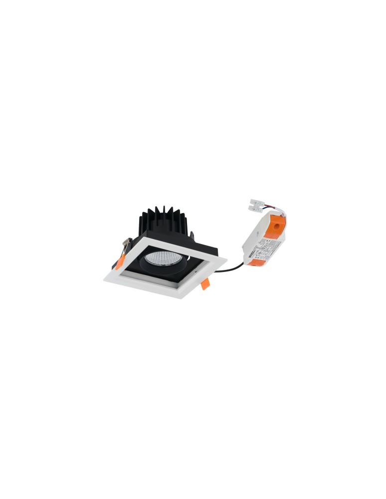 Flush-mounted downlight fixtures - Nowodvorski CL DIA LED 18W 4000K Commercial Lighting Spot lights LED flush mount Max wattage 1x18W LED White 8721 - product kolory-swiatla.pl 2