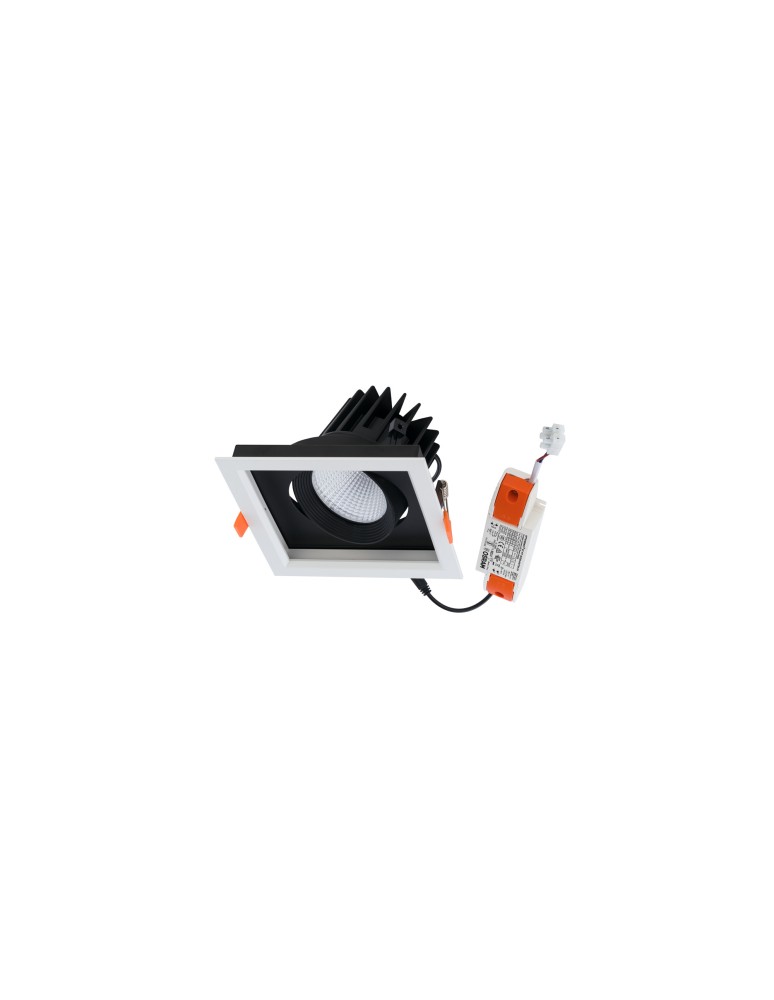 Flush-mounted downlight fixtures - Nowodvorski CL DIA LED 18W 4000K Commercial Lighting Spot lights LED flush mount Max wattage 1x18W LED White 8721 - product kolory-swiatla.pl 4