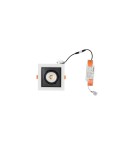 Flush-mounted downlight fixtures - Nowodvorski CL DIA LED 18W 4000K Commercial Lighting Spot lights LED flush mount Max wattage 1x18W LED White 8721 - product 5