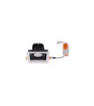 Flush-mounted downlight fixtures - Nowodvorski CL DIA LED 18W 4000K Commercial Lighting Spot lights LED flush mount Max wattage 1x18W LED White 8721 - product 6