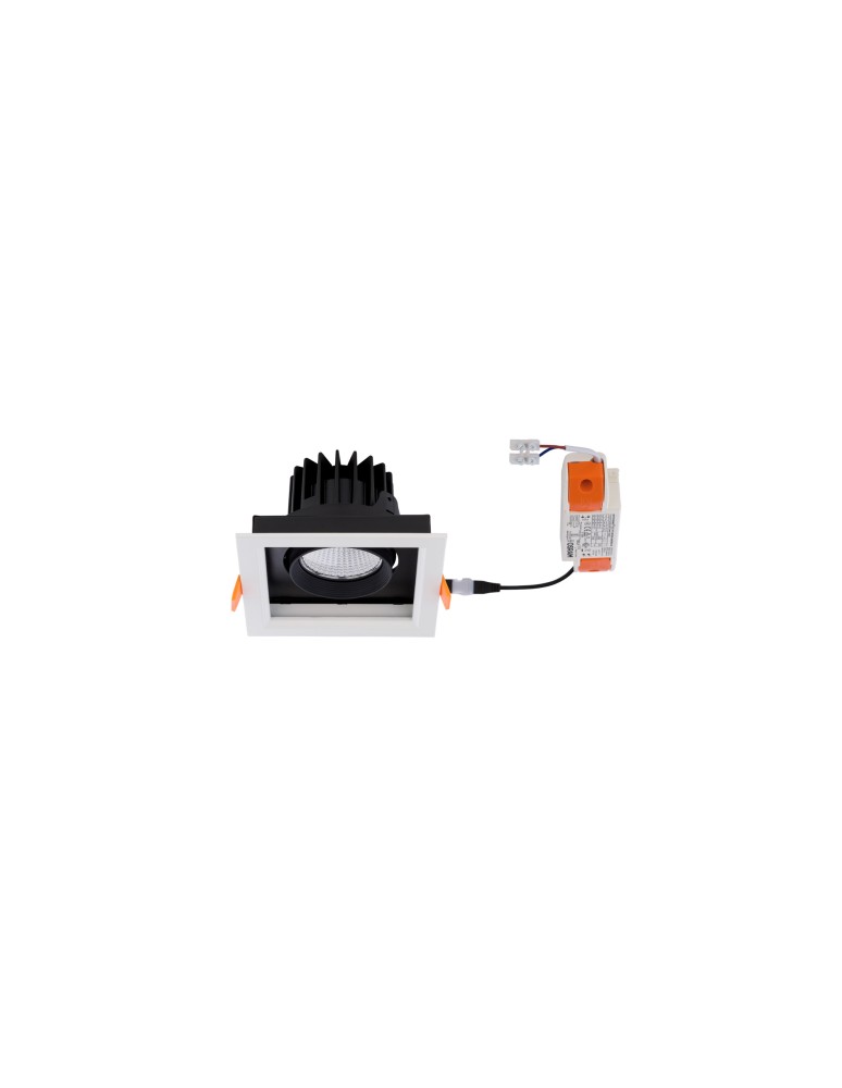 Flush-mounted downlight fixtures - Nowodvorski CL DIA LED 18W 4000K Commercial Lighting Spot lights LED flush mount Max wattage 1x18W LED White 8721 - product kolory-swiatla.pl 6