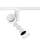 Lamps for 3-phase busbars - Nowodvorski CTLS NEA LED 40W 4000K Commercial lightingConfigurable systemsLED lamps Max wattage 1x40W LED White 8747 - product 5