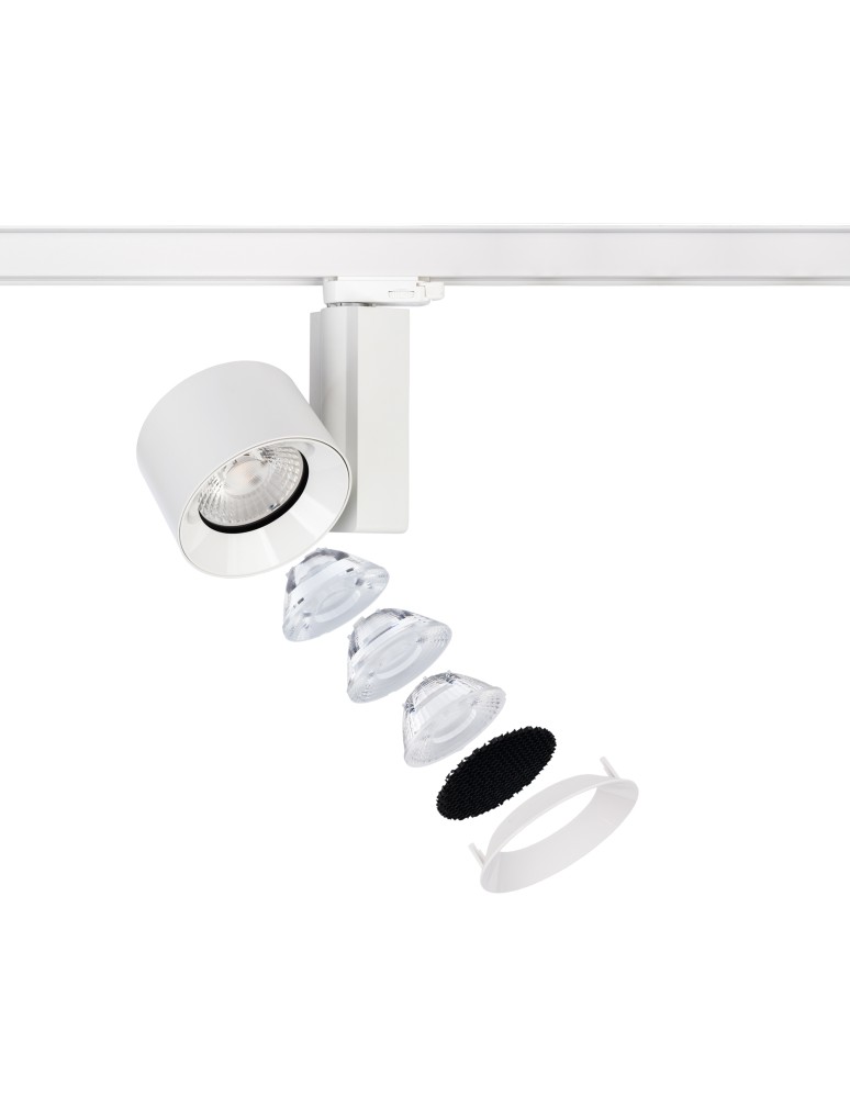 Lamps for 3-phase busbars - Nowodvorski CTLS NEA LED 40W 4000K Commercial lightingConfigurable systemsLED lamps Max wattage 1x40W LED White 8747 - product kolory-swiatla.pl 5