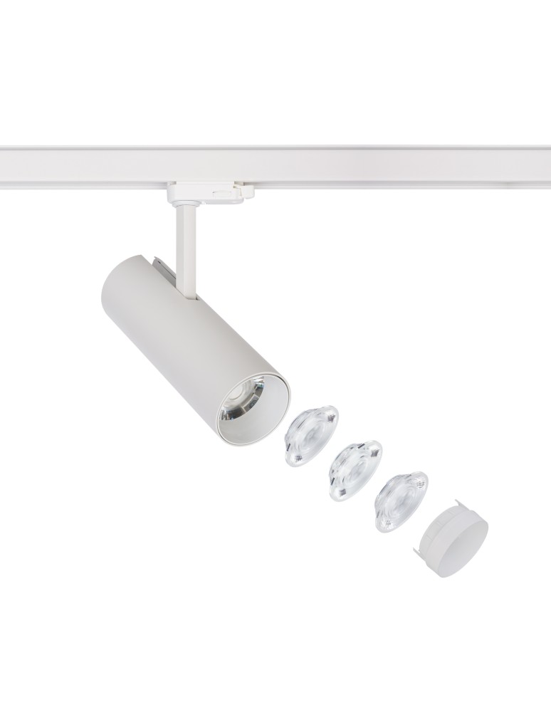 Lamps for 3-phase busbars - Nowodvorski CTLS MILO LED 25W 4000K Commercial lightingConfigurable systemsLED lamps Max power 1x25W LED White 8761 - product kolory-swiatla.pl 6