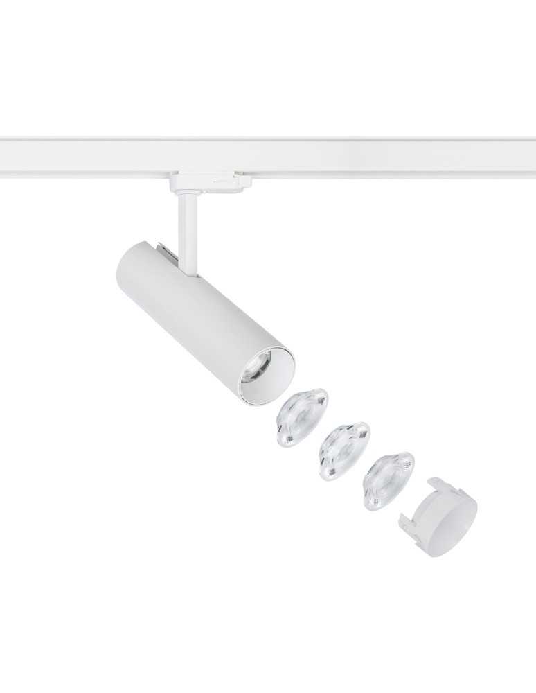 Lamps for 3-phase busbars - Nowodvorski CTLS MILO LED 15W 3000K Commercial lightingConfigurable systemsLED lamps Max wattage 1x15W LED White 8766 - product kolory-swiatla.pl 6