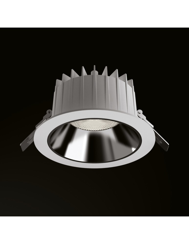 Flush-mounted downlight fixtures - Nowodvorski CL KEA LED 40W 3000K IP44 Commercial Lighting Spot LED Flush Mounted Max wattage 1x40W LED IP44/20 White 8768 - product kolory-swiatla.pl 2