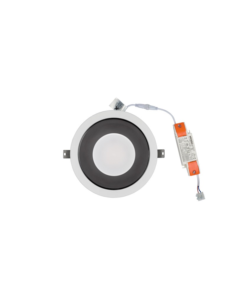 Flush-mounted downlight fixtures - Nowodvorski CL KEA LED 40W 3000K IP44 Commercial Lighting Spot LED Flush Mounted Max wattage 1x40W LED IP44/20 White 8768 - product kolory-swiatla.pl 5