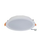 Flush-mounted downlight fixtures - Nowodvorski CL KOS LED 24W Commercial Lighting Spot lights LED flush mount Max wattage 24W LED IP44 White 8774 - product 1