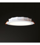 Flush-mounted downlight fixtures - Nowodvorski CL KOS LED 24W Commercial Lighting Spot lights LED flush mount Max wattage 24W LED IP44 White 8774 - product 2