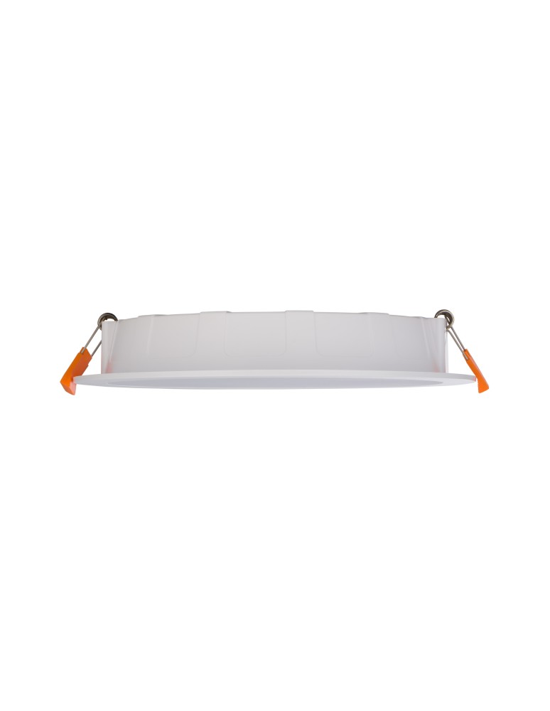 Flush-mounted downlight fixtures - Nowodvorski CL KOS LED 24W Commercial Lighting Spot lights LED flush mount Max wattage 24W LED IP44 White 8774 - product kolory-swiatla.pl 3