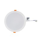 Flush-mounted downlight fixtures - Nowodvorski CL KOS LED 24W Commercial Lighting Spot lights LED flush mount Max wattage 24W LED IP44 White 8774 - product 4