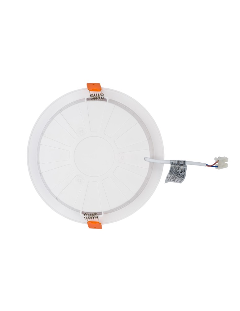Flush-mounted downlight fixtures - Nowodvorski CL KOS LED 24W Commercial Lighting Spot lights LED flush mount Max wattage 24W LED IP44 White 8774 - product kolory-swiatla.pl 5