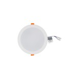 Flush-mounted downlight fixtures - Nowodvorski CL KOS LED 16W Commercial Lighting Spot lights LED flush mount Max wattage 16W LED IP44 White 8776 - product 3