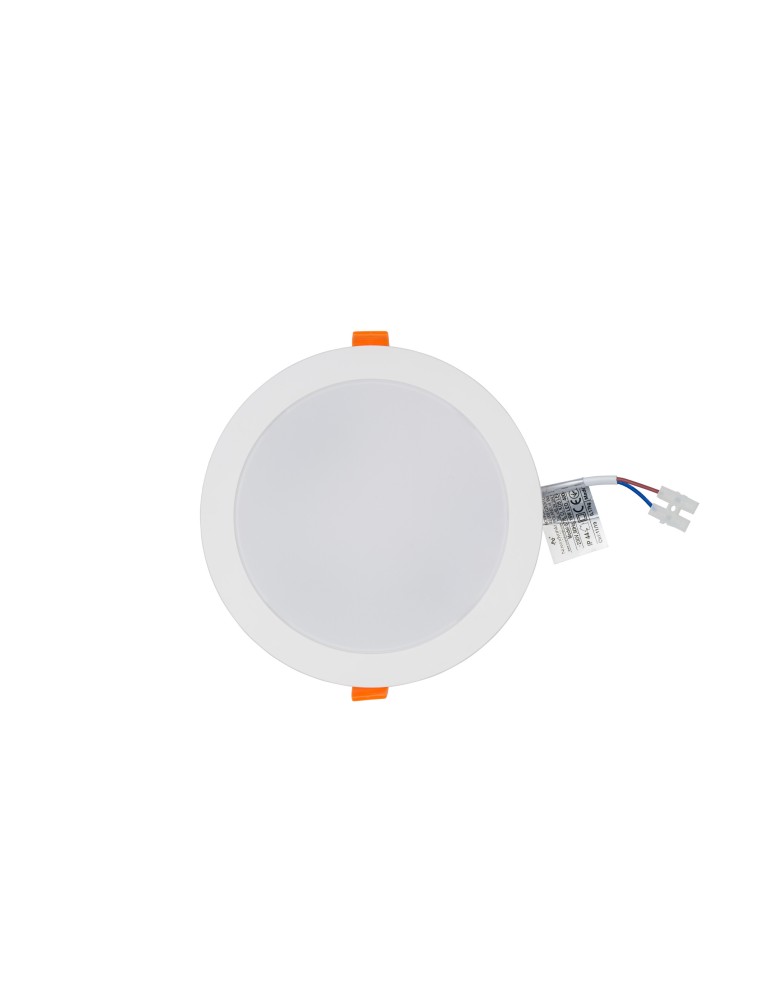 Flush-mounted downlight fixtures - Nowodvorski CL KOS LED 16W Commercial Lighting Spot lights LED flush mount Max wattage 16W LED IP44 White 8776 - product kolory-swiatla.pl 3