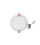 Flush-mounted downlight fixtures - Nowodvorski CL KOS LED 16W Commercial Lighting Spot lights LED flush mount Max wattage 16W LED IP44 White 8776 - product 4