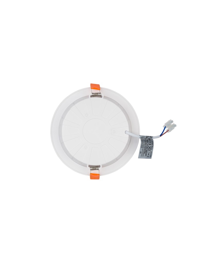 Flush-mounted downlight fixtures - Nowodvorski CL KOS LED 16W Commercial Lighting Spot lights LED flush mount Max wattage 16W LED IP44 White 8776 - product kolory-swiatla.pl 4