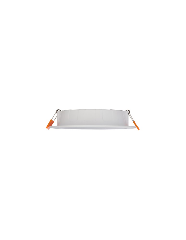 Flush-mounted downlight fixtures - Nowodvorski CL KOS LED 16W Commercial Lighting Spot lights LED flush mount Max wattage 16W LED IP44 White 8777 - product kolory-swiatla.pl 2