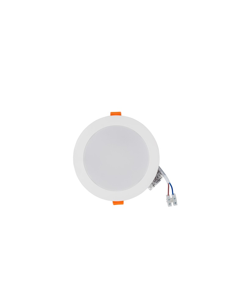 Flush-mounted downlight fixtures - Nowodvorski CL KOS LED 10W Commercial Lighting Spot LED lamp Flush Mounted Max wattage 10W LED IP44 White 8778 - product kolory-swiatla.pl 3