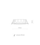 Flush-mounted downlight fixtures - Nowodvorski CL KOS LED 10W Commercial Lighting Spot LED lamp Flush Mounted Max wattage 10W LED IP44 White 8778 - product 5