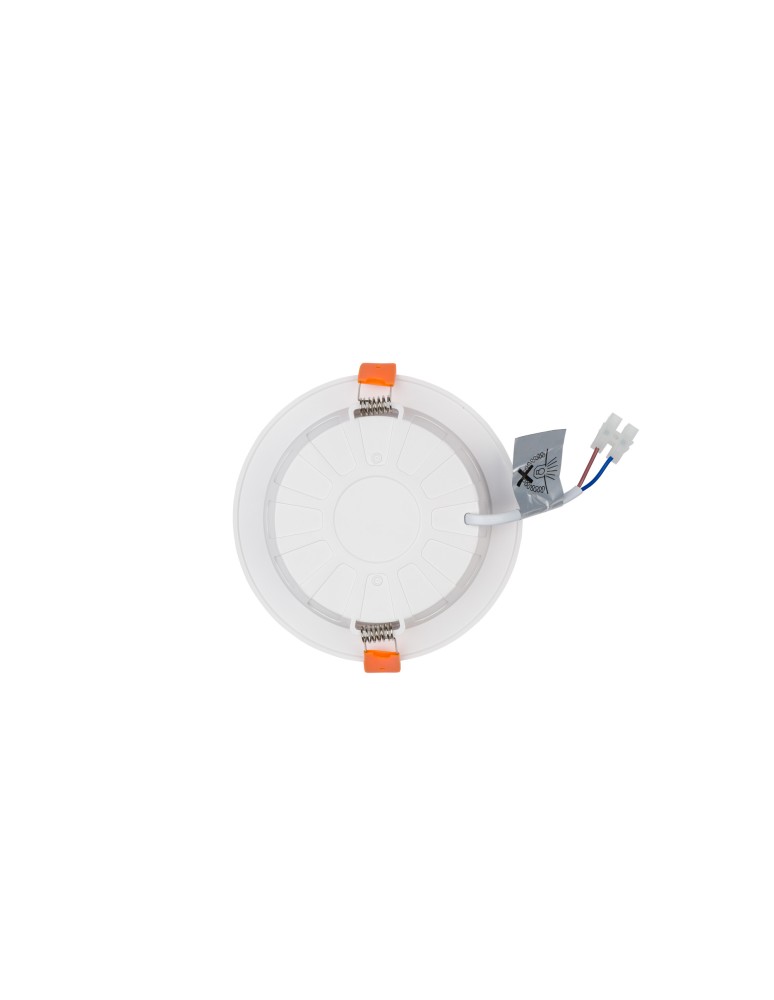 Flush-mounted downlight fixtures - Nowodvorski CL KOS LED 10W Commercial Lighting Spot LED lamp Flush Mounted Max wattage 10W LED IP44 White 8780 - product kolory-swiatla.pl 2