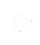 Flush-mounted downlight fixtures - Nowodvorski CL KOS LED 10W Commercial Lighting Spot LED lamp Flush Mounted Max wattage 10W LED IP44 White 8780 - product 6