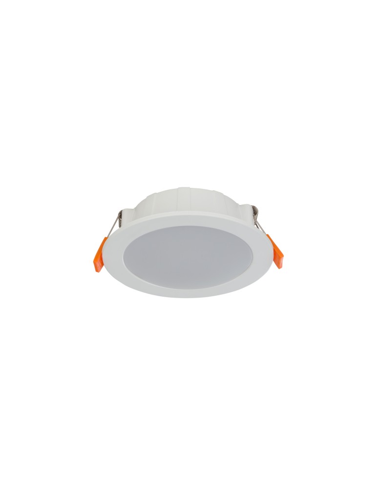 Flush-mounted downlight fixtures - Nowodvorski CL KOS LED 8W Commercial Lighting Spot LED lamp Flush mount Max wattage 8W LED IP44 White 8781 - product kolory-swiatla.pl 1