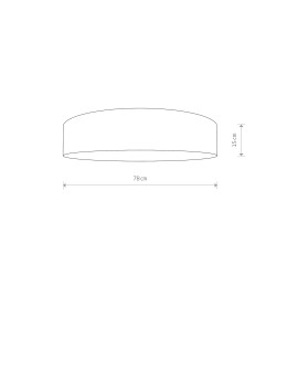 Nowodvorski TURDA VII Plafon 7xE27 Złoty 8802 - produkt 2