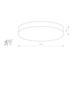 Nowodvorski KASAI SENSOR Plafon 2xE27 Biały 8827 - produkt 2