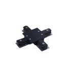 Accessories for 1 phase busbars - Nowodvorski PROFILE RECESSED X CONNECTOR Customizable System PROFILE Flush Accessories Black 8837 - product 1
