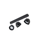 Spotlight ceiling lamps - Nowodvorski VESPA Spotlight/Spot Max power 3x75W GU10 ES111 Black 8841 - product 1