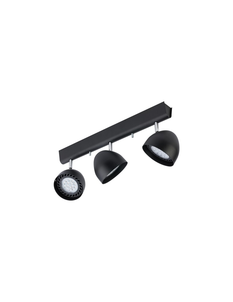 Spotlight ceiling lamps - Nowodvorski VESPA Spotlight/Spot Max power 3x75W GU10 ES111 Black 8841 - product kolory-swiatla.pl 1