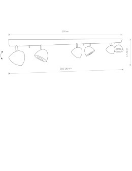 Nowodvorski VESPA VI Reflektor 6xGU10 ES111 Czarny 8842 - produkt 2