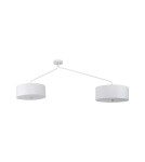 Ceiling lamps with lampshade - Nowodvorski HAWK Ceiling Plafond/Suspended Max power 6x60W E27 White 8843 - product 1