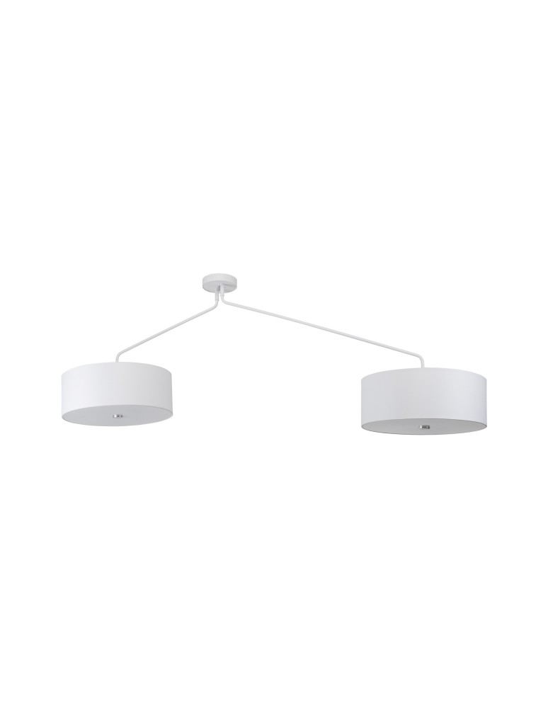 Ceiling lamps with lampshade - Nowodvorski HAWK Ceiling Plafond/Suspended Max power 6x60W E27 White 8843 - product kolory-swiatla.pl 1