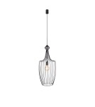 Retro pendant lamps - Nowodvorski LUKSOR L Suspended Ceiling Max power 1x60W E27 Black 8847 - product 1