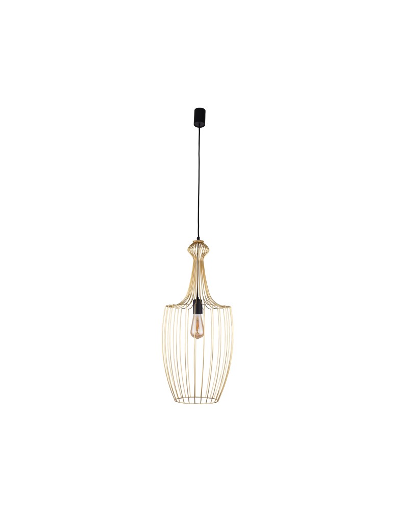 Retro pendant lamps - Nowodvorski LUKSOR L Suspended Ceiling Max power 1x60W E27 Brass 8850 - product kolory-swiatla.pl 1