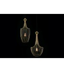 Retro pendant lamps - Nowodvorski LUKSOR S Ceiling Pendant Max power 1x60W E27 Brass 8853 - product 4