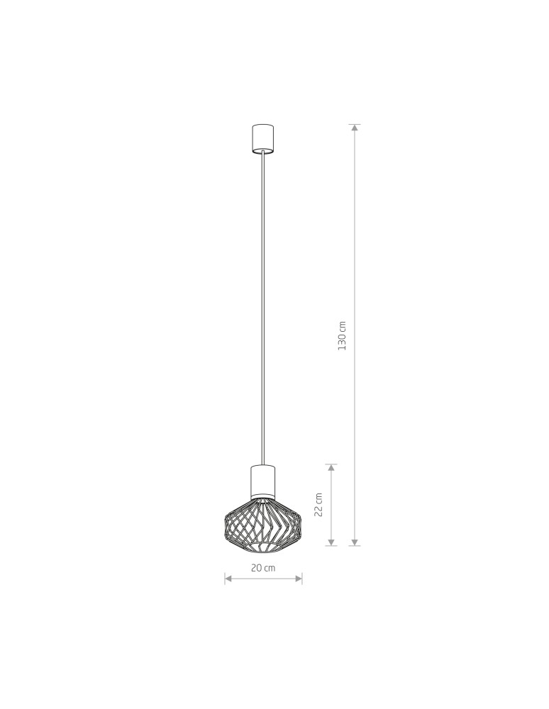 Pendant lamps - Nowodvorski PICO Pendant Ceiling Max power 1x35W GU10 Black 8862 - product kolory-swiatla.pl 2