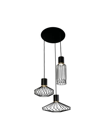 Nowodvorski PICO Pendant Ceiling Max power 3x35W GU10 Black 8863